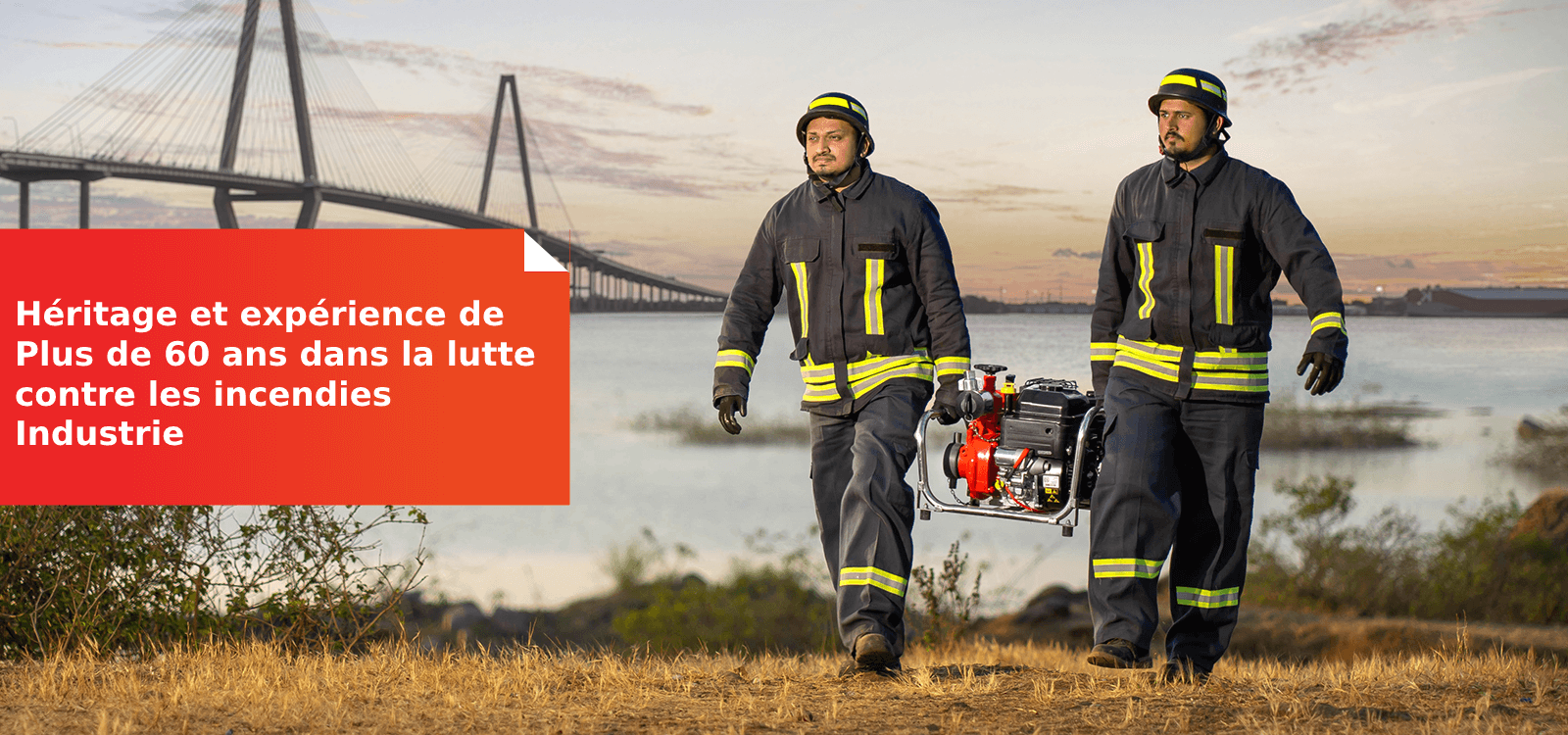 Pompes de lutte contre l'incendie portatives à essence, pompes de lutte contre l'incendie portatives au diesel, prise de force (Fire Hawk PTO)